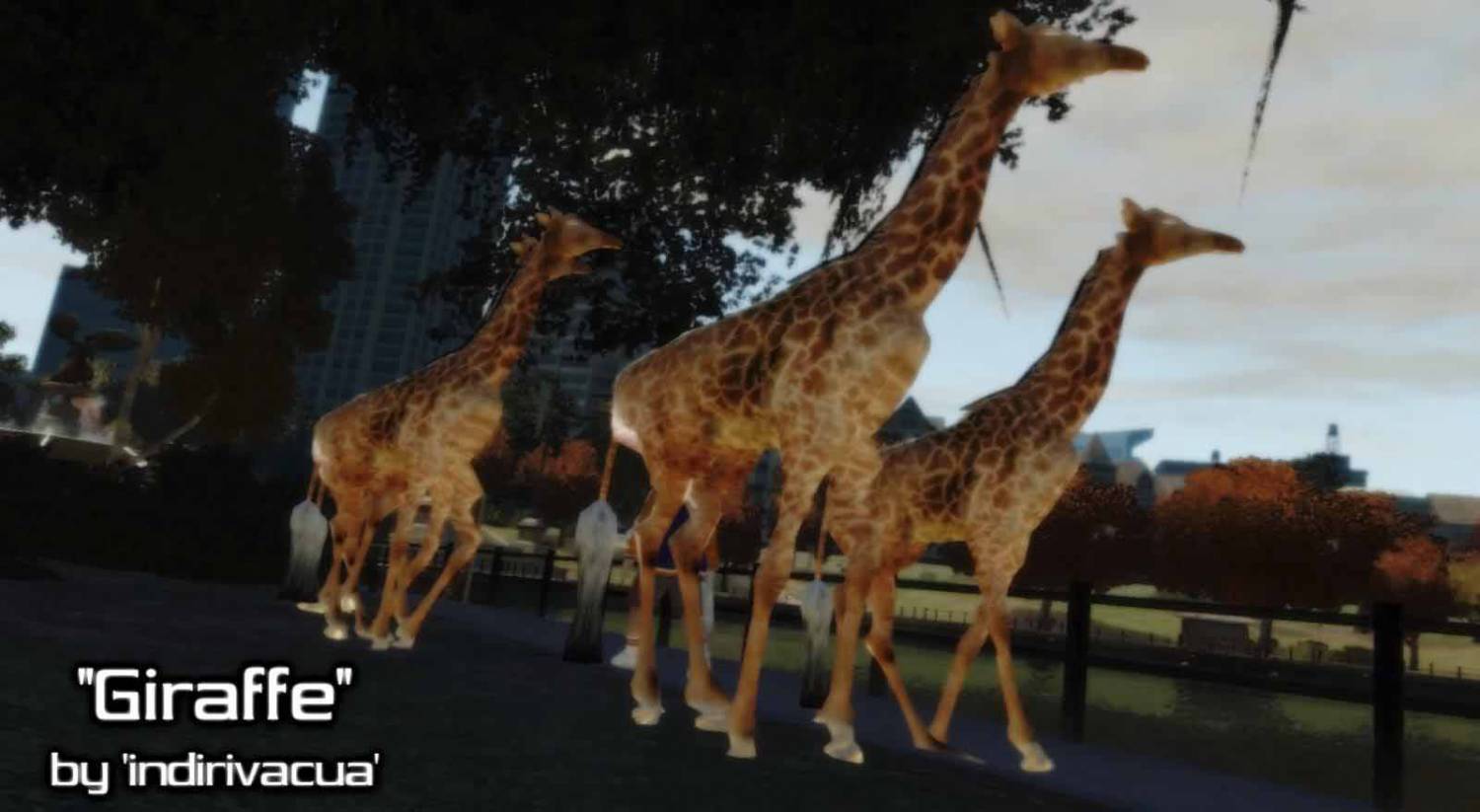 Жираф для GTA 4
