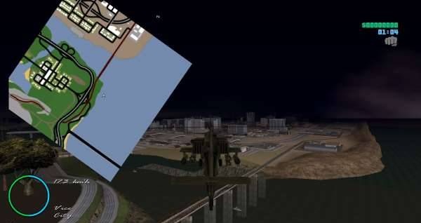 Карта в реальном времени для GTA Vice City