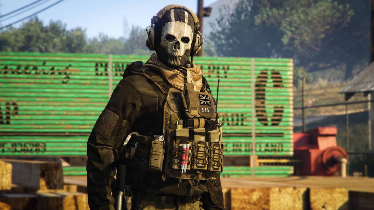 MW3 Lieutenant Simon “Ghost” Riley Outfit for MP Male 1.0
