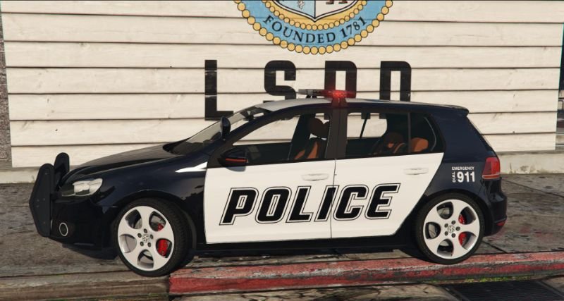 Volkswagen Golf Mk6 Police LSPD